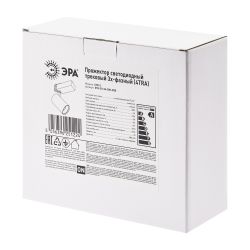 Трековый светильник трехфазный ЭРА SТR-30-36-30K-B30 светодиодный 30Вт 3000K черный | Трехфазные трековые светильники