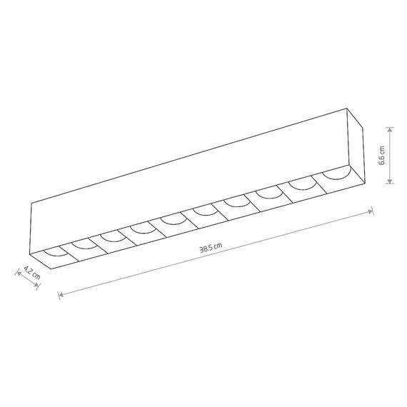 Накладной светильник Nowodvorski Midi Led Black 10060