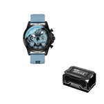 Dickies Wrist Watch Quartz Movement Silicone Strap White Dial Men"s Watches