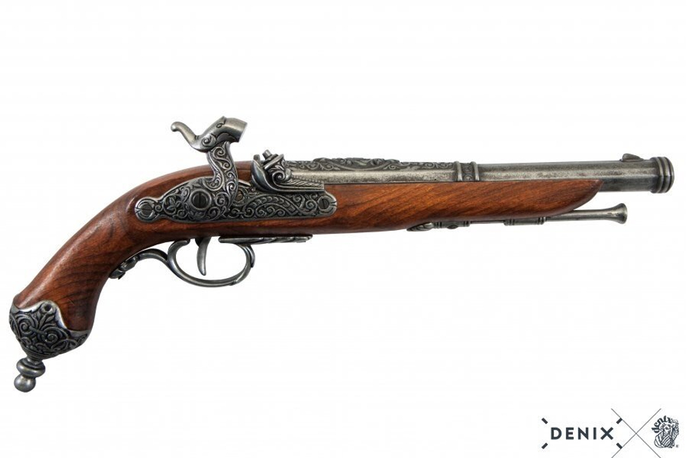Пистоль итальянский, Брешиа, 1825 г., хром