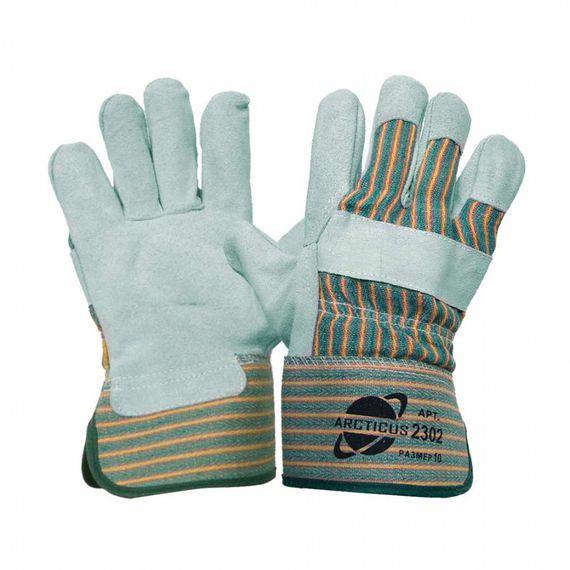 Перчатки комбинированные со спилком КРС Arcticus 2302