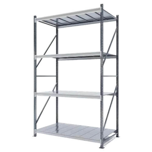 Стеллаж СФМ 3000х2000х800 (4 яруса с настилом) Zn