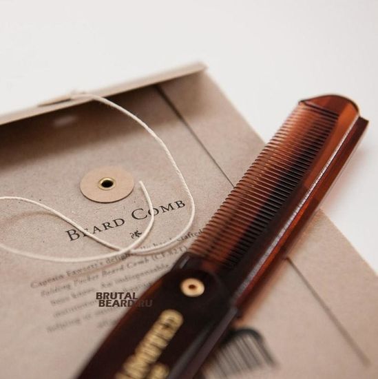 Складная расческа для бороды Captain Fawcett CF82T