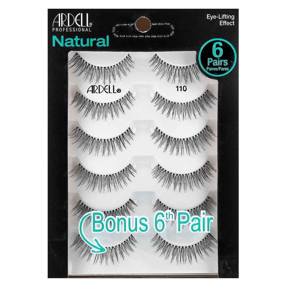 Ardell, Natural Lashes, 110, 6 пар