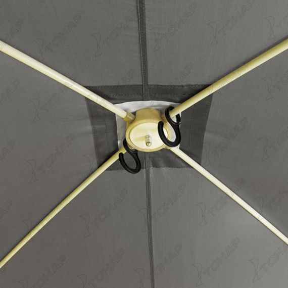 Палатка зимняя Куб 1,8х1,8 желтый/серый (HS-WSC-180YG) Helios