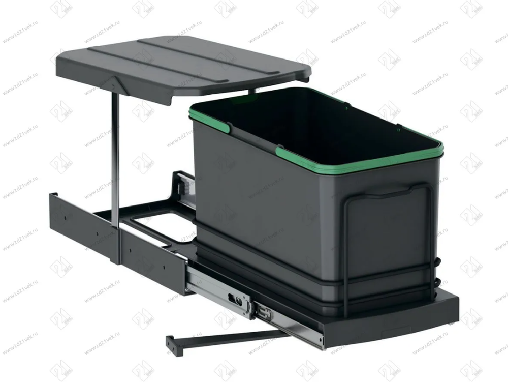 S-2573-A Мусорное ведро в базу 400 мм, Starax Large Busket, (260x440x300 мм)