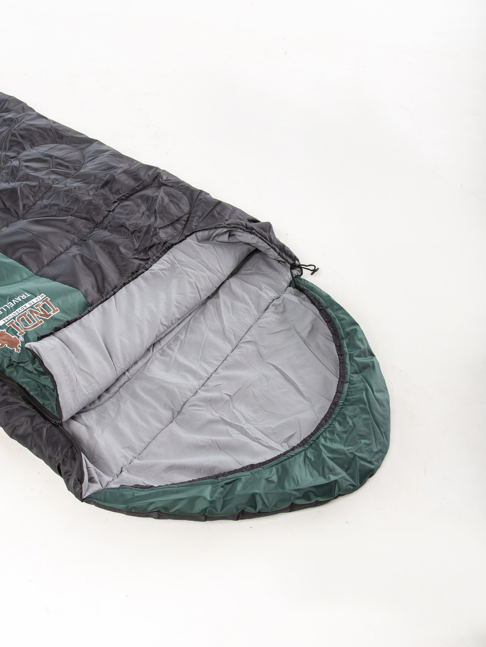 Спальный мешок  TRAVELLER zip L от -6C (с подголовником 230х90)INDI