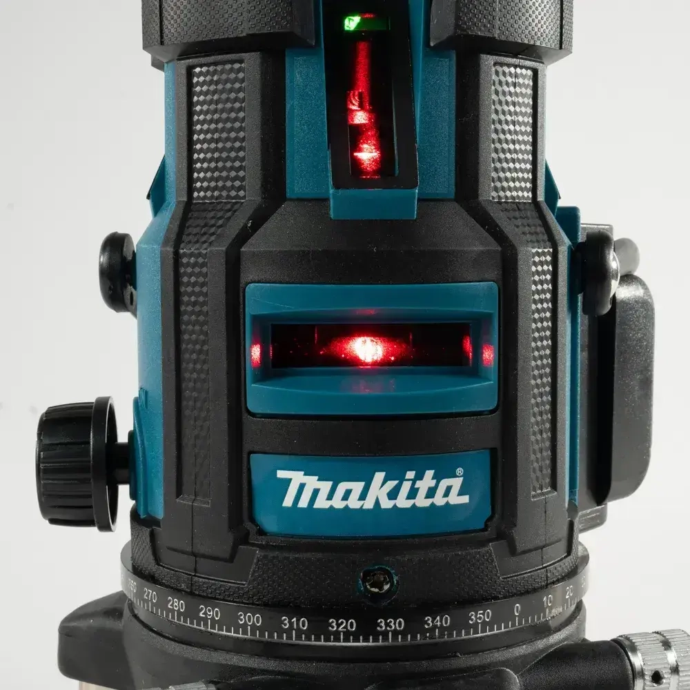 Makita, лазерный уровень, 360, красный луч, 5 линий
