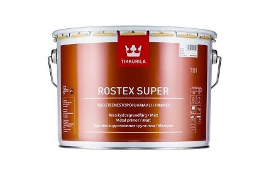 Грунт антикор красно-коричневый Rosteks Super Tikkurila (Ростекс Супер Тиккурила) 1л