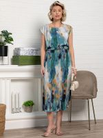 Костюм с юбкой Вайнона (зеленый) К15119-10М LT Collection