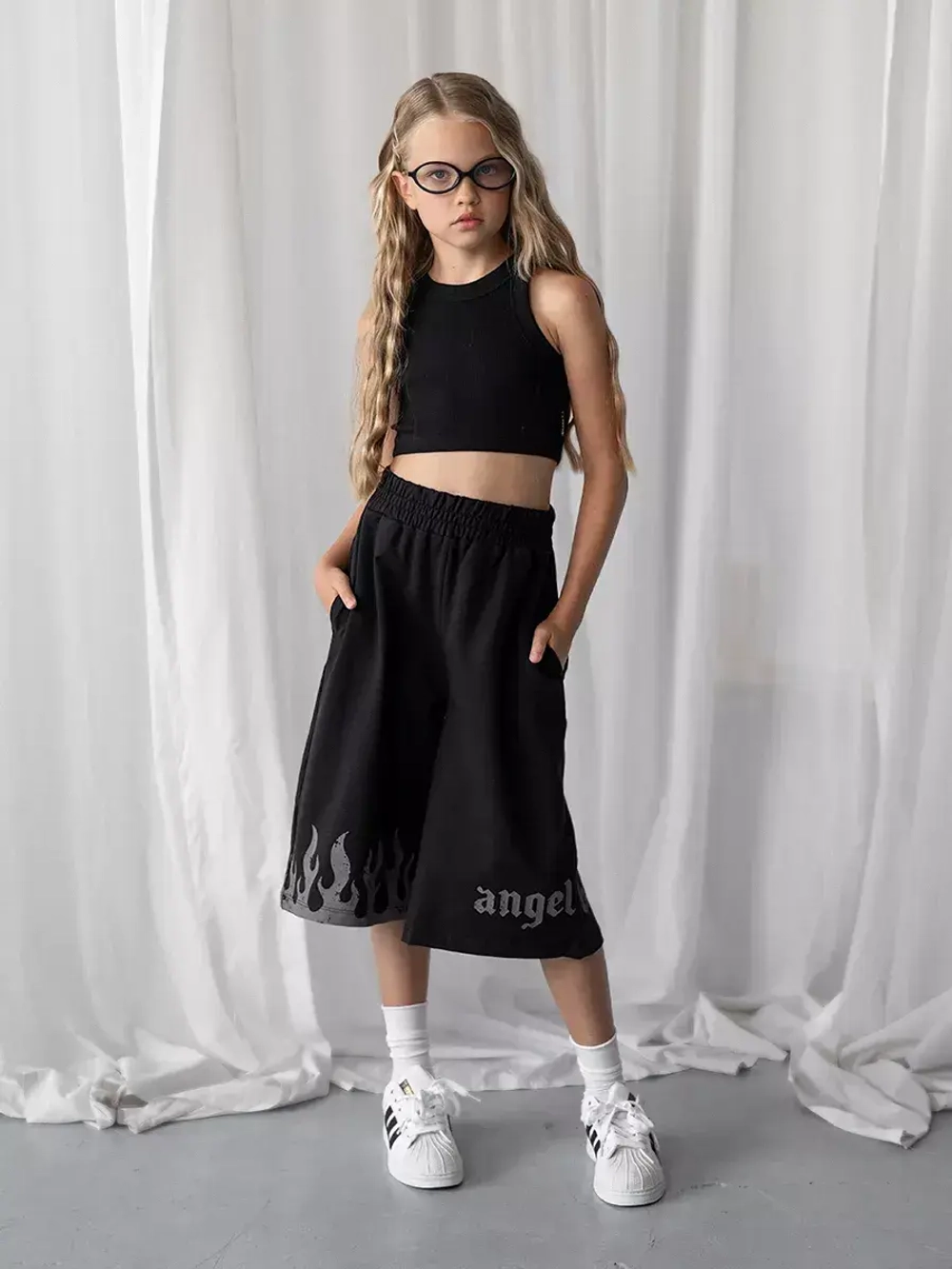 Шорты бермуды для девочки в школу