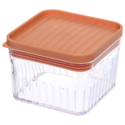 Банка для продуктов пластиковая «ОЛИВЕР» 8,5*8,5*6,5см