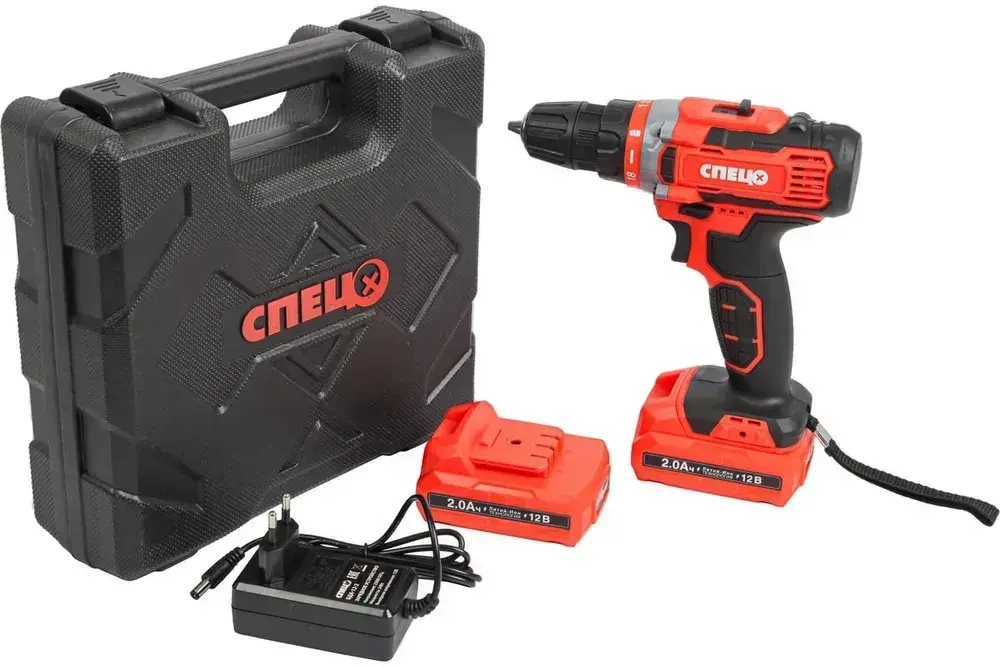 Дрель аккумуляторная СПЕЦ БДА-12-2 (27Нм, 2АКБ х 2 Ач, кейс)