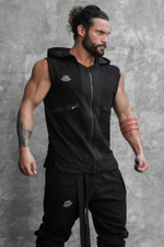Безрукавка BODY ENGINEERS Atlantis Sleeveless Hoodie Black