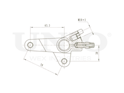 Цилиндр сцепления рабочий UNIO BRC-10510