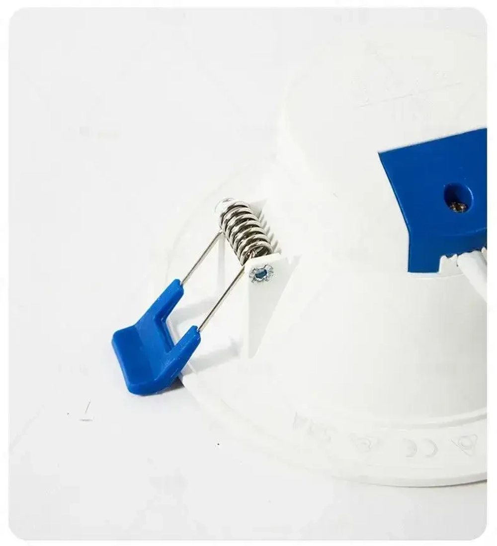 Панель светодиодная встраиваемая круглая диммированая 7Вт 230В 3000K/4000K/6000K белая IP44 JINHANG, 1 шт.