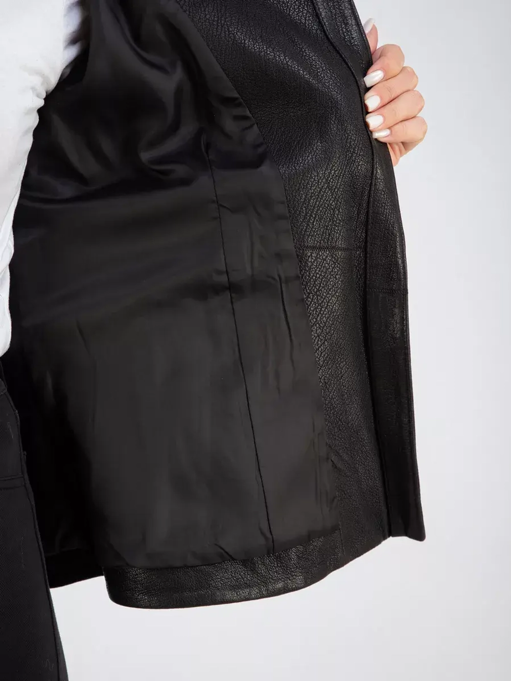 Кожаная куртка демисезонная косуха