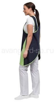 Фартук женский "Черри" NEW (т.синий/лайм)