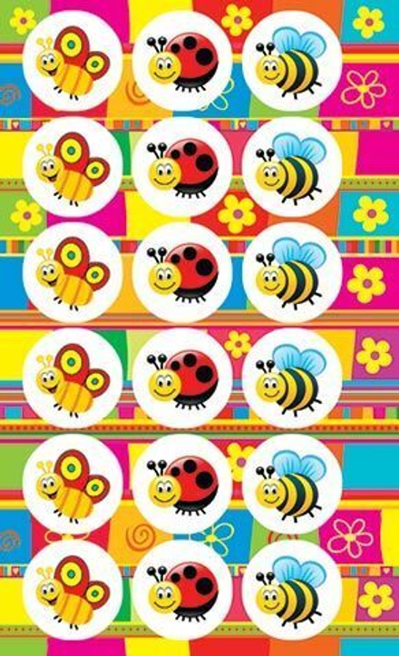 Наклейки-оценки 9*15см "Пчёлки"