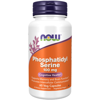 Now Foods Phosphatidyl Serine 100 mg 60 veg capsules, Фосфатидилсерин, Фосфатидил Cерин