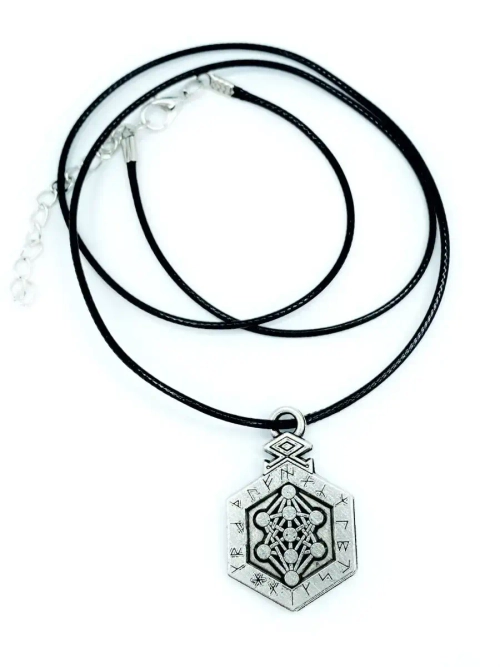 Скандинавский магический кулон из стали амулет Руны Одина