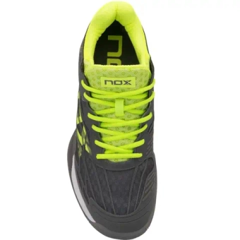 Мужские кросовки для Padel NOX AT10 Lux Gris - amarillo fluor