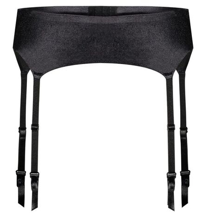 Гладкий пояс Orchid с подтяжками для чулок (Размер: XL) (Цвет: черный)