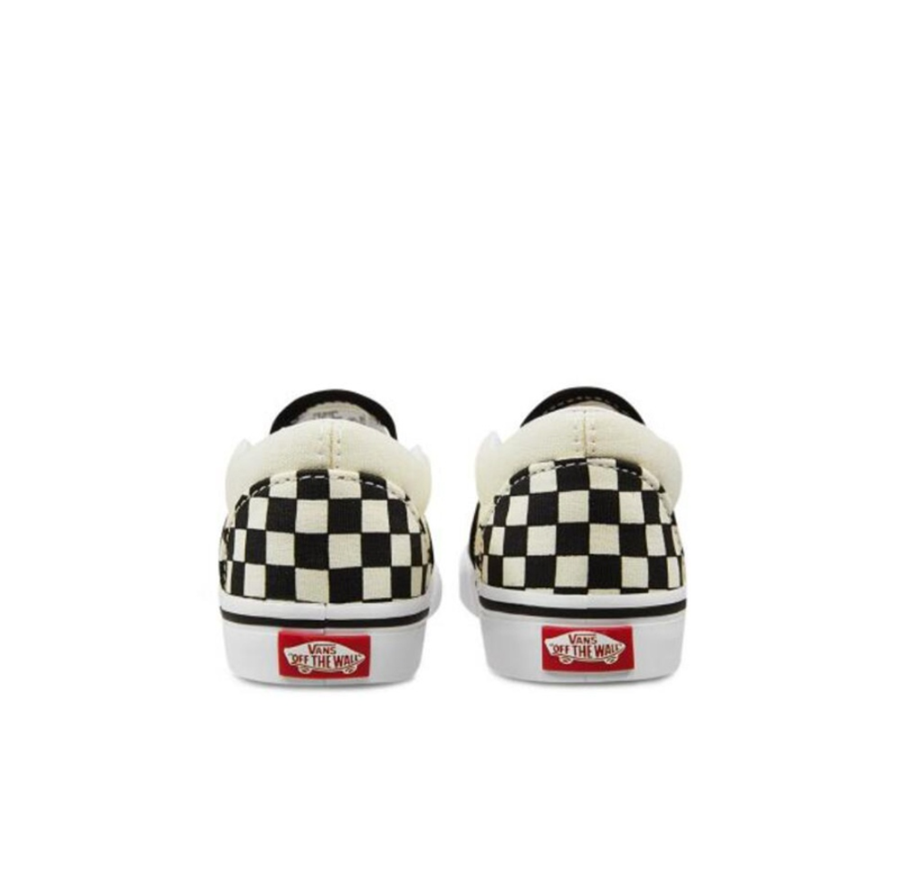 Детские слипоны Vans Classic Slip-On 'Black Off White' VN000EX8BWW