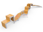 Скамейка Stair
