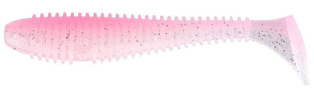 Приманка силиконовая Keitech Swing Impact FAT 3.8" #EA10T Pink Silver Glow