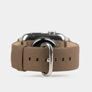 Ремешок кожаный для Apple Watch 42/44/45/49mm Classic цвета кофе