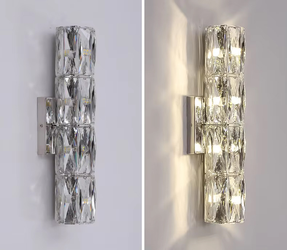 Настенный светильник A06W/4 silver/clear