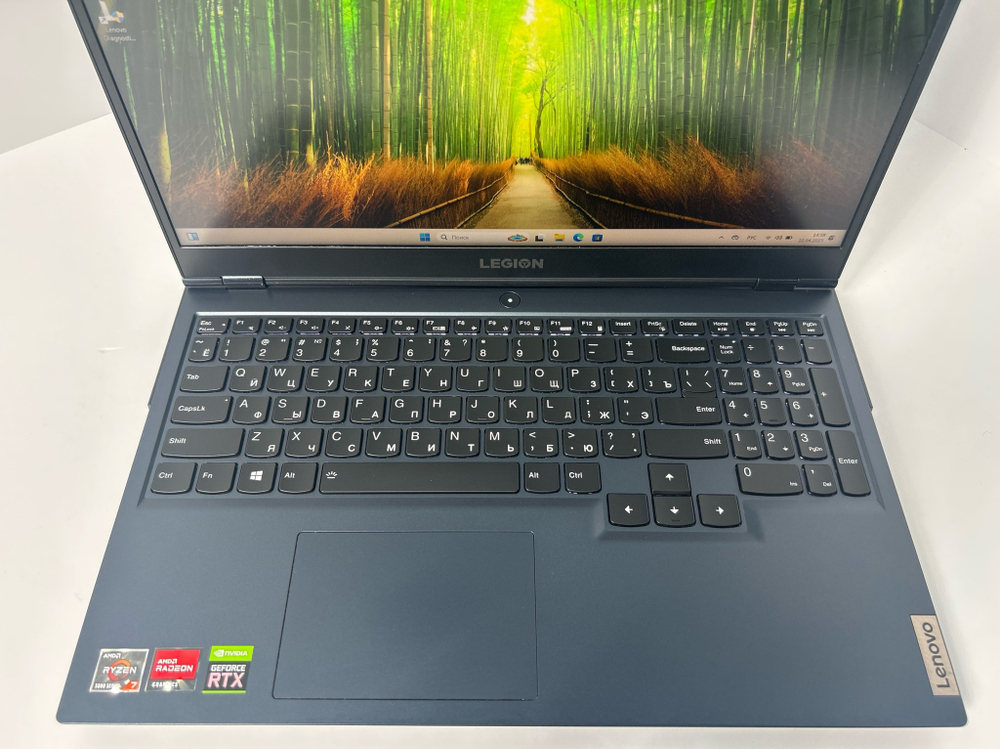 Ноутбук Lenovo Legion 5 15ACH6H (82JU005ERK) 15.6"/AMD Ryzen 7 5800H/RAM 16GB/SSD 1024GB/GeForce RTX 3070 8GB/1920*1080/IPS 165Hz/DOS/Подсветка кл-ры: LED/черный. Состояние: C1