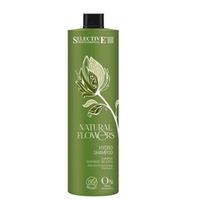 Аква-шампунь для частого применения для всех типов волос Selective Natural Flowers Hydro Shampoo 1000мл