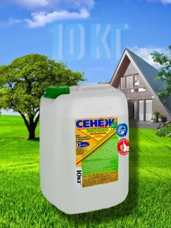 Пропитка Сенеж Экобио бесцветный антисептик для дерева 10 кг Экономичный бесцветный антисептик для помещений и деревянных конструкций под навесом