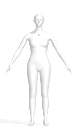 3D аватар манекена Моника