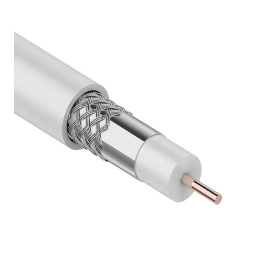 Кабель RG-6U 75 Ом Proconnect (0.75 жила сталь/медь,32x0.12 оплетка алюм)бухта 100м бел метр 01-2251