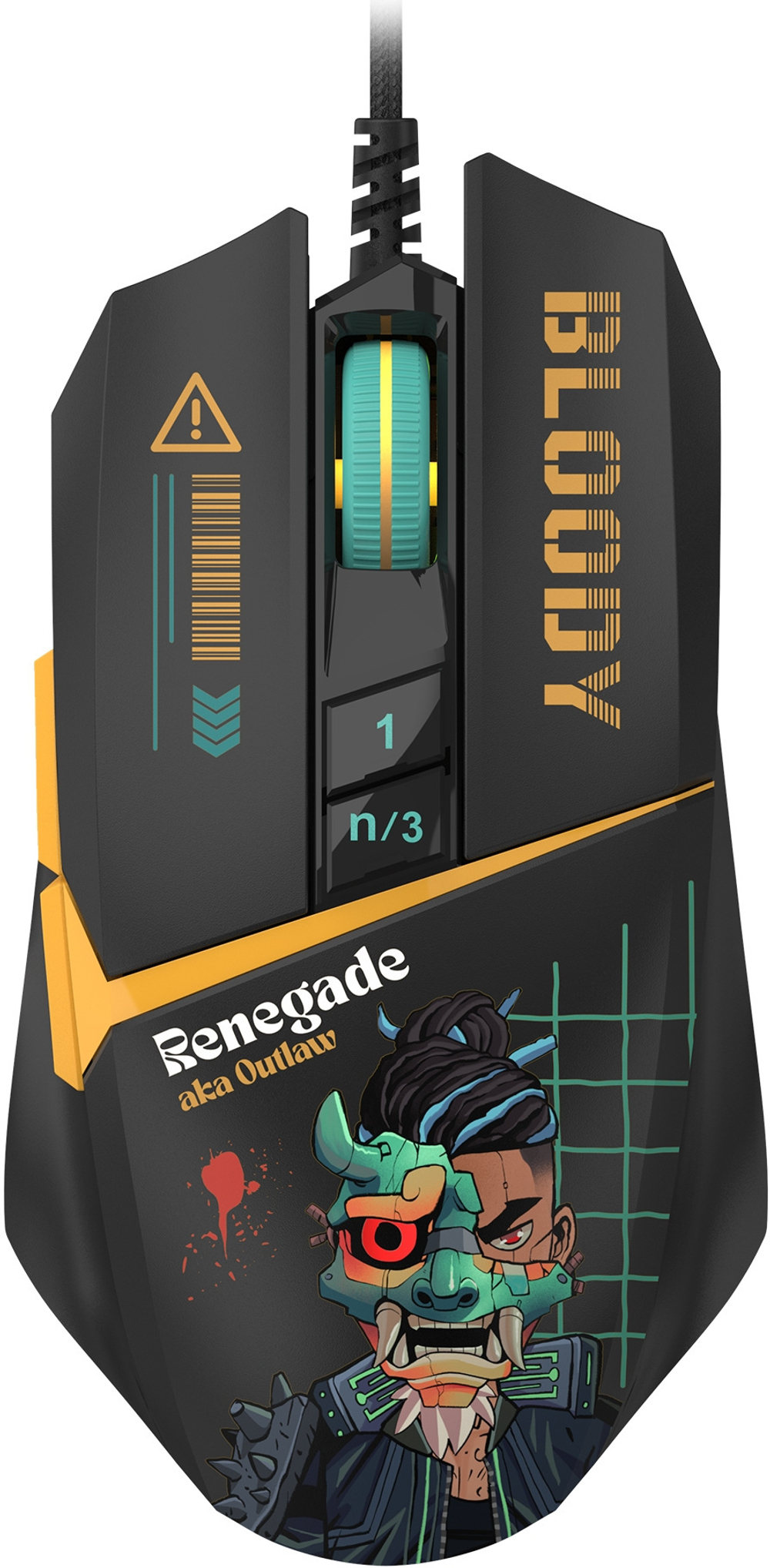 Мышь  A4Tech Bloody W63 Max Renegade