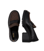 Кожаные мокасины Michael Kors - коричневый(40F3RCMP1B)