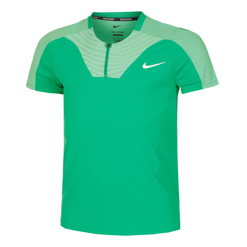 Мужское теннисное поло Nike Dri-Fit Advantage Court Slim UL RG Polo Men - Green, Mint