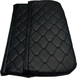 Чехлы на козырьки УАЗ 469, УАЗ "Хантер", УАЗ 452 "Буханка"(чёрная нить Рубин)