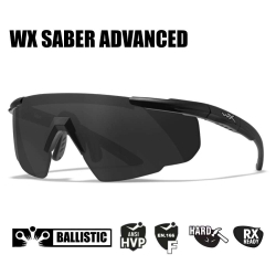 Очки тактические-защитные WILEY-X SABER ADVANCED (FRAME MATTE BLACK, LENS GREY)