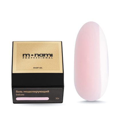 Monami Smart Delicate - Гель жесткий моделирующий натуральный, 15гр