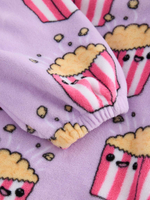 Толстовка из флиса с капюшоном удлиненная Next 973-977, Сиреневый