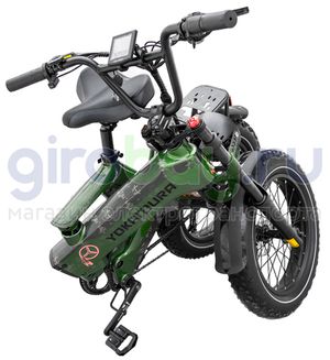 Электровелосипед Yokamura Apache (48V/20Ah) - Military Green фото 13
