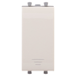 Кнопка модульная, "Avanti", "Ванильная дымка", 1 модуль