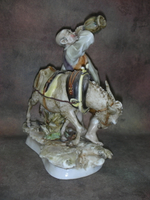 Статуэтка. Фарфор. Погонщик. Capodimonte. Италия