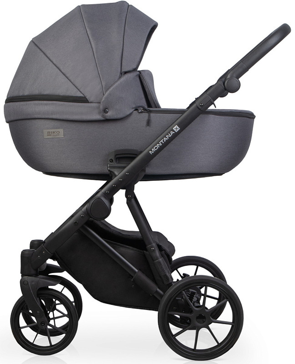 Детская коляска Riko Basic Montana X 3 в 1 04 графит