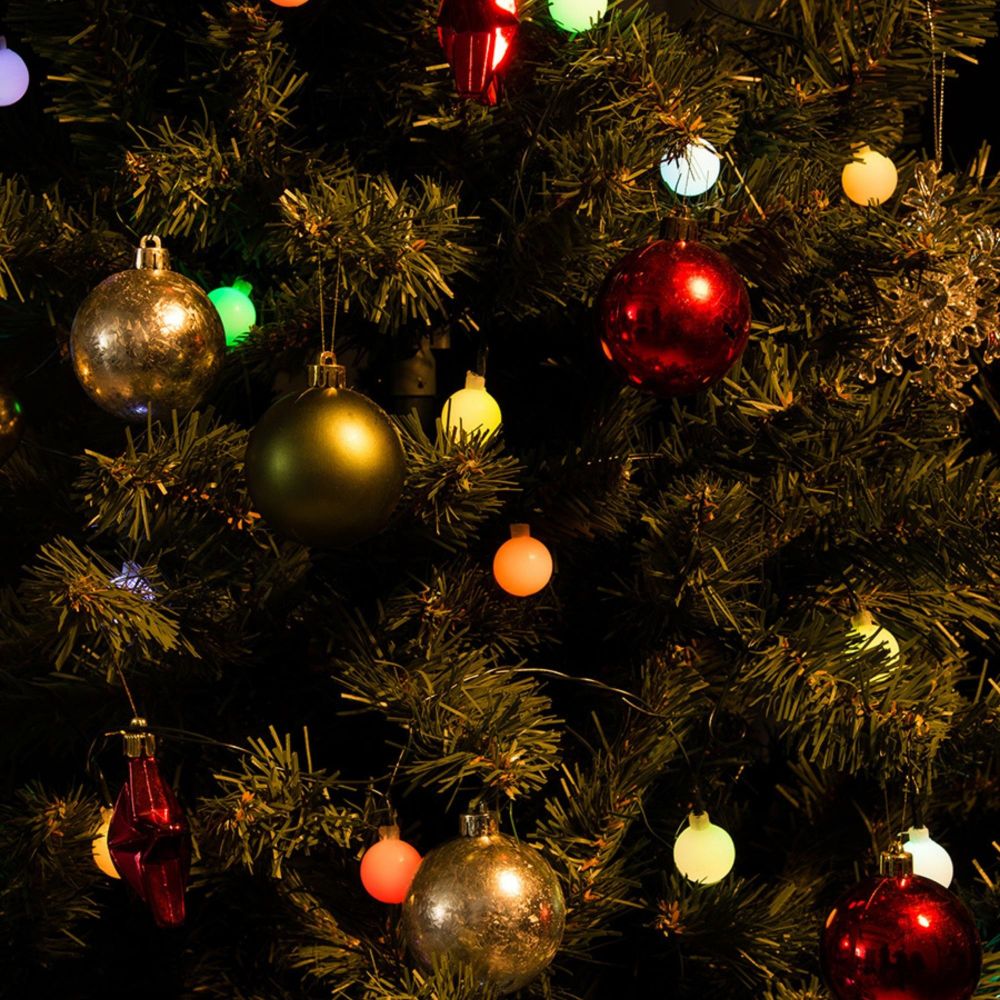 ULD-S0500-030-DGA RGB IP20 RAINBOW-1 Гирлянда светодиодная Радуга-1. 5м. 30 светодиодов. RGB свет. Провод зеленый. ТМ Uniel