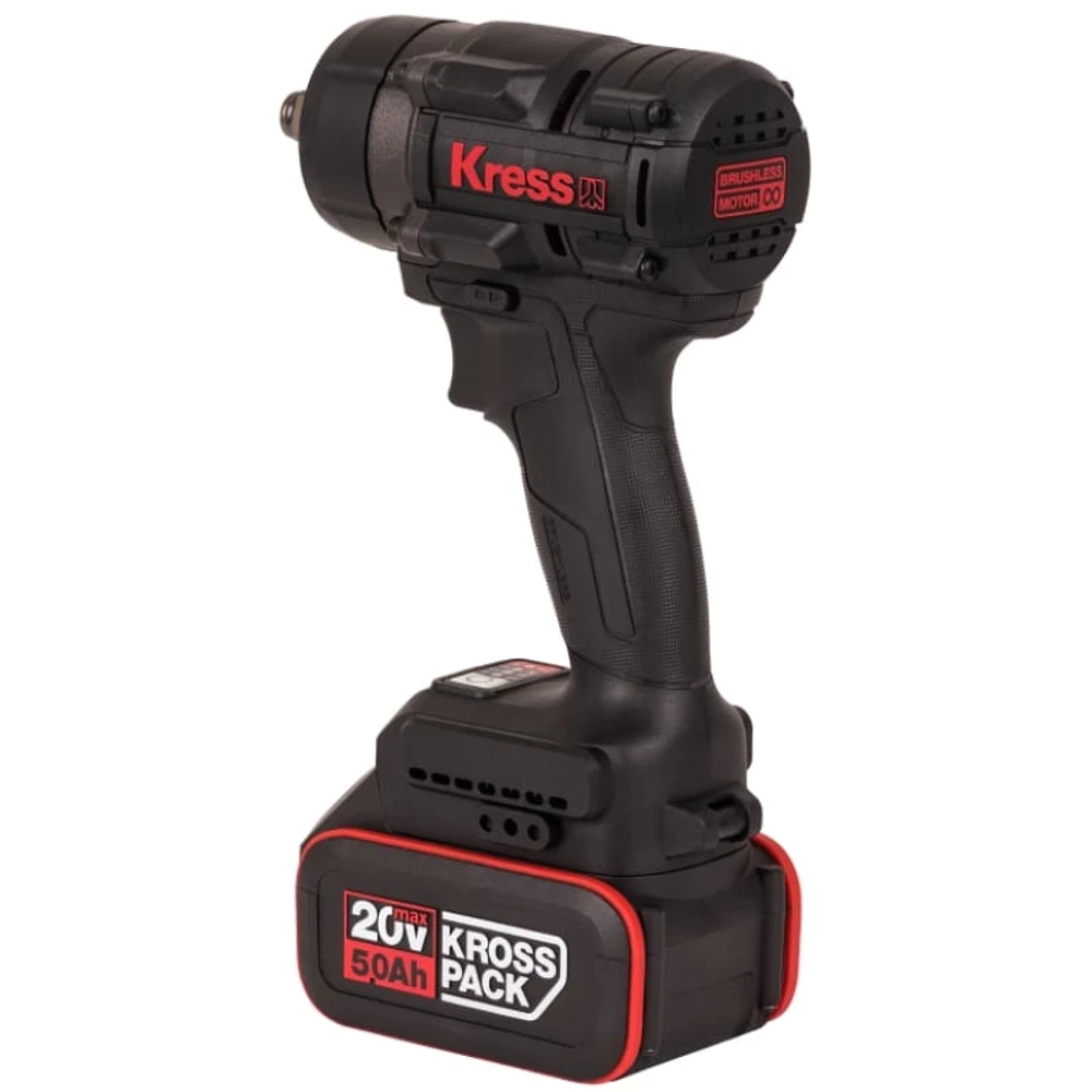 Kress KH276 гайковерт аккумуляторный ударный (2 x 5 Ач, ЗУ 6A)
